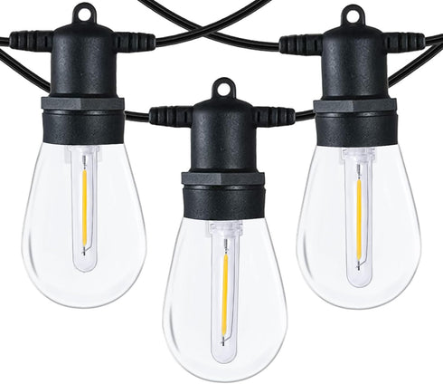 String Lights Replacement LED Bulb Filament 6 Packs, 2700K Warm White, S14 Light Bulb Accessories, Shatterproof Waterproof and Dimmable...