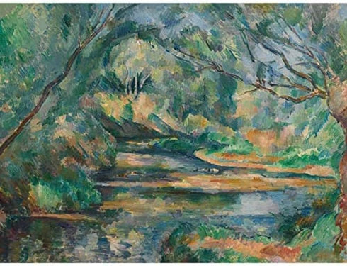 Cezanne The Brook Landscape Unframed Wall Art Print Poster Home Decor Premium...
