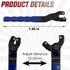 Seentech Upgraded SEWA20 Adjustable Lock-nut Grinder Wrench Compatible with Makita Bosch Milwaukee Angle Grinder Power Tools - Range of 0.5 to 1.2...