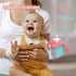 Baby Bottle Shape Teether Toy with Music and Projection, Musical Toy for Soothing Baby Teething Toys Gift for 3-18 Months Toddlers Boys and Girls...