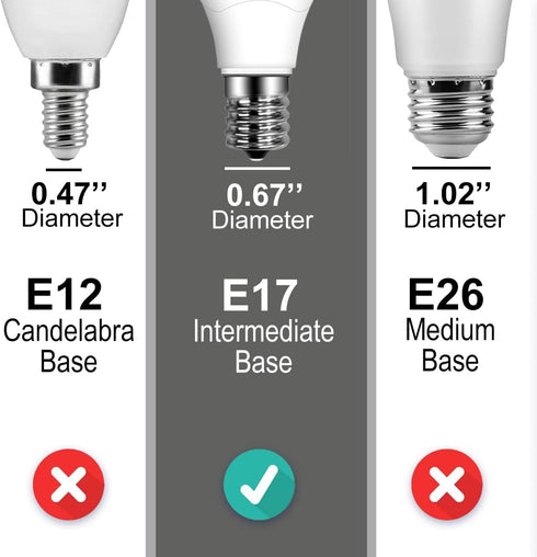 ILC E17 LED Light Bulbs (40w Equivalent) 5W, Color Changing RGB, 2700K Warm White, 12 Colors 2 Modes Timing with Remote Control (4 Pack)...