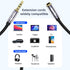 TRRS Headphone Extension Cable,4 Pole 3.5mm Stereo Jack Male to Female Aux Extension Cable,Audio Extension Cable for Headphones/Microphones/Tablet...
