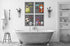Silly Goose Gifts Character Themed Bathroom Wall Art Print Set - Even A Nightmare Will Brush Teeth Take A Bath Wash Hands- Funny Jack Bath Reminde...
