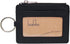 Boshiho Saffiano Leather Credit Card Holder Coin Change Purse with Key Ring Keychain - unisex...