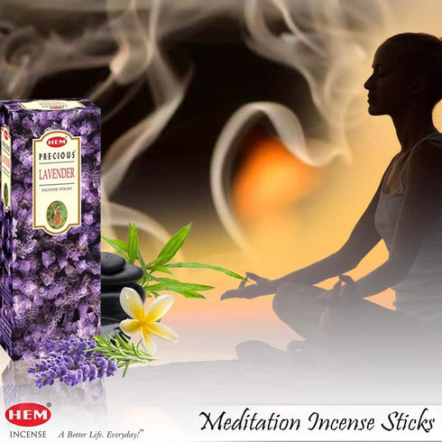 Hem Lavender Incense Sticks – 100g Pack of 2 (200g Total) – Long-Lasting Aromatherapy for Relaxation, Meditation & Home Fragrance....