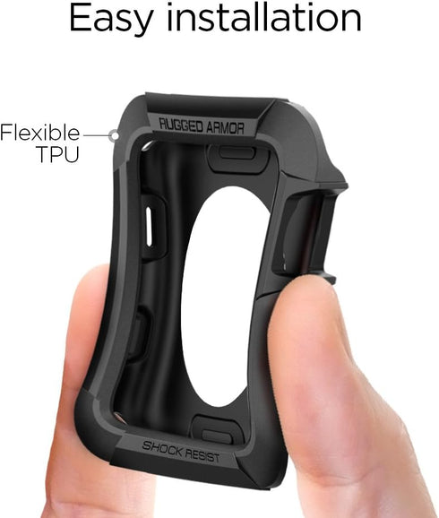 Spigen Rugged Armor Designed for Apple Watch Case for 42mm Series 3/2/1/Original (2015) - Black...