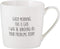 Creative Brands Faithworks - Inspirational White Bone China Café Mug/Cup, 14-Ounce, Good Morning This is God...