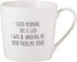 Creative Brands Faithworks - Inspirational White Bone China Café Mug/Cup, 14-Ounce, Good Morning This is God...