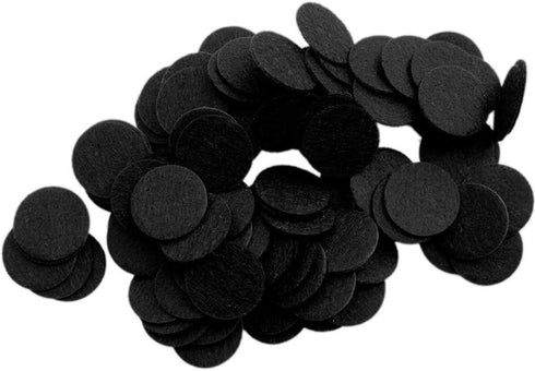 Playfully Ever After 1.5 Inch Black 94pc Stiff Felt Circles...