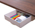 Large Under Desk Drawer Self-Adhesive Hidden Desktop Organizer, Attachable Desk Drawer Slide Out, Table Storage Tray for Pencil Pen Stationery Hom...