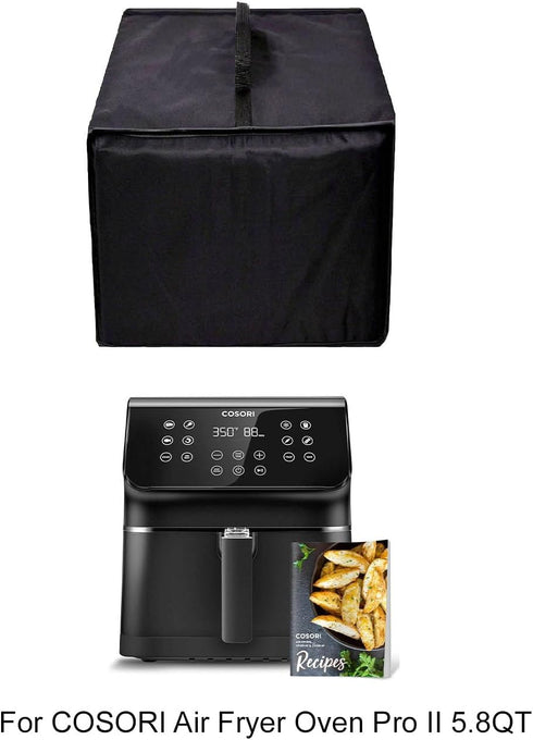 Air Fryer Dust Cover Case Waterproof Cover compatible for COSORI Air Fryer Turbo Blaze 6.0QT/Pro II 5.8QT/6.5QT Machine washable(15.7”D×13.7”W×12....