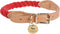 Park Life Designs Wander Rope Collar, Red, Small, Cotton Rope and Vegan Leather Clasp, Pet Accessories...