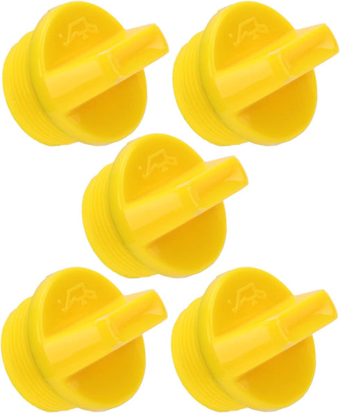 Yellow Oil Filler Caps, Engine Oil Filler Caps Great Replacement Parts Strong ABS Plastic for 4 Stroke Outboard Motor for Outboard Motors...