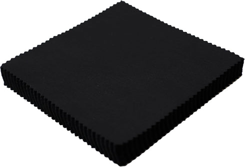 Solid Black Charm Pack, 84 5-inch Cotton Fabric Squares...