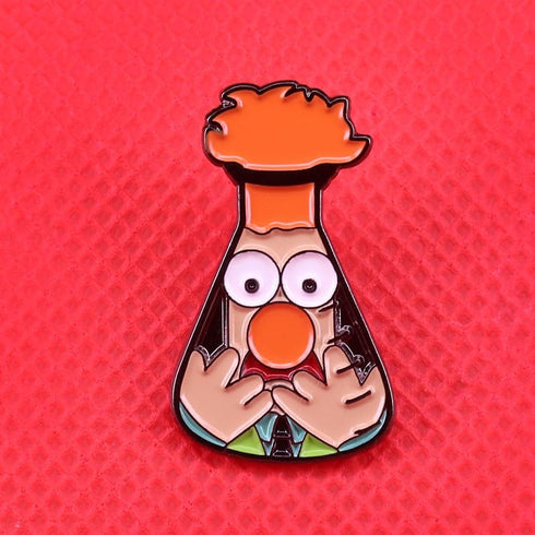Beaker Science Chemistry Lab Assistant Laboratory Scientist Research Medical Comedy TV Show Funny Humor Joke 1.25" Enamel Pin Badge...
