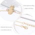 REETAN Boho Beach Anklets Gold Pineapple Fashion Ankle Bracelet Adjustable Foot Jewelry for Women...