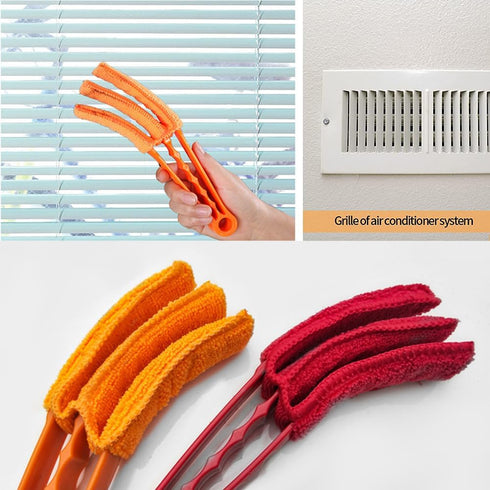 AKOAK Window Blinds Cleaning Brush, Fan Blade Cleaner, Ultra-fine Fiber Tube Sleeve, for Shutter, Vents, Air Conditioners, Disassembly and Washabl...