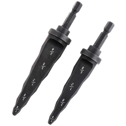 2Pcs Swaging Tool Hand Drill, 5 in 1 Swaging Tool Copper Tube Expander Manual Copper Pipe Swage Too Expander Drill Bit Soft Copper tubing Tool(Col...