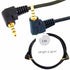 3.5mm Audio Cable Dual 90 Degree Angle Stereo 3.5mm Headphone Cable 4 Pole TRRS Male to Male Aux Cord 3.28ft/1m for Phone Tablet MP3 Laptop Microp...