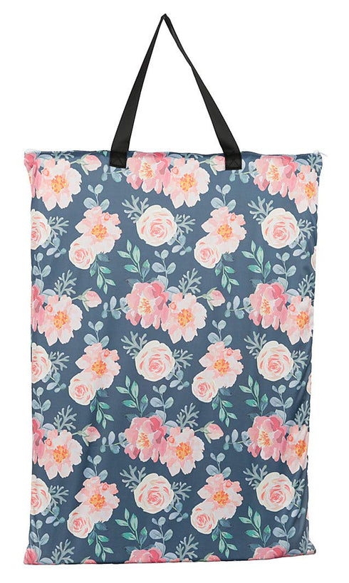 Large Hanging Wet/Dry Cloth Diaper Pail Bag for Reusable Diapers or Laundry (Rose)...