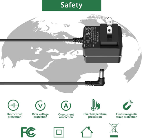 Charger Cord Power Supply for Shark VACMOP VM200 VM20026 VM200C VC200 UM200 UM205 VC205 Series 10.8V Li-ion Battery Pro Cordless Hard Floor Vacuum...
