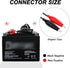 VHBW 6V 0.6A Battery Charger for Moultrie Battery Charger, Sealed Lead Acid Battery Charger with Red and Black Alligator Clips Power Adapter...