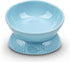 Elevated Cat Bowl, Ceramic Tilted Cat Food Bowl, Anti Vomiting, Stress Free on Neck and Spine, Spill-Proof, Anti-Tipping, Dishwasher Safe, Raised ...