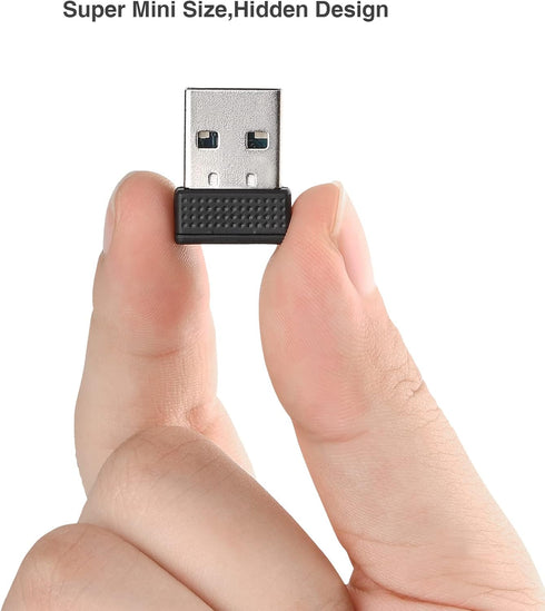 Mouse Jiggler,Undetectable Mouse Mover Device USB Port with Type-C Adapter,Simulate Movement,Driver-Free,Plug&Play...