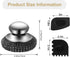 Onewly 2Pack Steel Wool Scrubber with 2 Scraper, Stainless Steel Scrubber with Stainless Steel Handle, for Cleaning Dishes, Cast Iron, Stock Pots,...