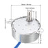 uxcell Metal Gear Electric Synchronous Motor AC 100-127V 0.8-1RPM 50-60Hz CW 4W...
