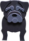 Pug Planter Pug Dog planters for Indoor Outdoor Plants Pug Flower Pot Dog Succulent Planter Vase-Black...
