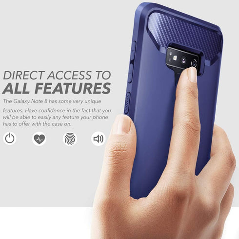 Clayco Compatible with Case for Samsung Galaxy Note 9 (2018 Release) 5G 360 Degree Mobile Phone Case Rugged Protective Bumper Case Full Cover with...