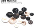 110Pcs Mixed Sewing Buttons, 4-Hole Craft Round Blazer Buttons, 5 Color 3 Size(15mm,20mm,25mm) Suit Coats Resin Button, Suitable for Variety Cloth...