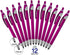12 Pack Violet Stylus with Ball Point Pen for iPad Mini, iPad 2/3, New iPad, iPhone 5 4S 4 3GS, iPod Touch, Motorola Xoom, Xyboard, Droid, Samsung...