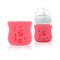 Olababy Silicone Sleeve for Avent Natural Glass Baby Bottles (4 oz, Pink)...