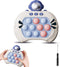 Quick Push Bubble Game Machine, Pop Game Puzzle Educational Console, Light Up Handheld Squeeze ADHD Stress Relief Fidget Toys for 3+ Boys Girls Ki...