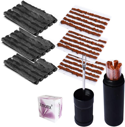 Bike Tubeless Tire Tyre Repair Kit Plugger Plugs Tool Repair Tires Fix Flat Puncture MTB and Road Mountain Bicycle +35 Strips (15 x1.5 mm + 5 x 2....