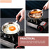 ABOOFAN Frying Pan Practical Metal Pan Breakfast Pan Mini Skillet Pan for Eggs Handled Oil Pot Multi-use Egg Pan Omelets Pan Egg Pancake Maker Oil...