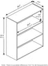Furinno Pasir 3-Tier Open Shelf Bookcase, Plain White...
