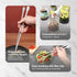 Reusable Long Silicone Cooking Chopsticks with Spoon 12 Inches Dishwasher Safe BPA-free Non-Slip Pastel Color Kitchen utensils Made in Korea (Past...