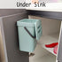 LALASTAR Small Trash Can with Lid, Compost Bin Indoor Kitchen Sealed Under Sink for Kitchen, Food Waste Bin for Countertop, Mountable Garbage Can ...