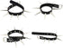 Unisex Simulated Leather PU Punk Rock Gothic Black-tone/Silver-tone Very Long 5.5cm(2.16") Spikes Rivets Choker Collar Necklace (16 Colors)...