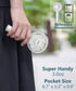HonHey Handheld Fan, 2PCS Super Mini Personal Fan with Rechargeable Battery Operated 3 Adjustable Speed, Portable Handheld Fan for Girls Women Kid...