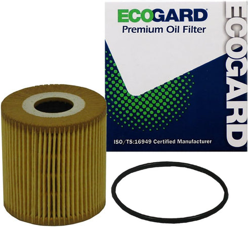 ECOGARD X5315 Premium Cartridge Engine Oil Filter for Conventional Oil Fits Volvo S60 2.5L 2003-2009, V70 2.4L 1999-2007, XC70 2.5L 2003-2007, XC9...