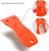 FOSHIO 2PCS Orange Plastic Razor Blade Scraper Tool and 100PCS Orange Plastic Blades for Gasket Remover, Sticker Remover, Labels Decal and Adhesiv...