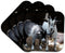 3dRose LLC Pygmy Goat Coaster, Soft, Set of 4...