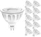 10Pack MR16 LED Light Bulbs, AC/DC12 Volt LED Spotlight Bulb, Gu5.3 Bi-Pin Base, 5 Watt(50 Watt Equivalent), Non Dimmable, 3000 Kelvin Warm White,...