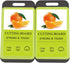 Mini Kitchen Cutting Board Mats, BPA Free, Dishwasher Safe, Juice Grooves, Thicker Boards, Easy Grip Handle, Non Porous, 2 pack...