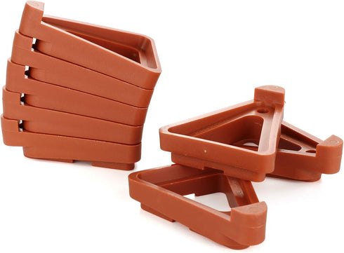 12Pcs Plant Pot Feet, Invisible Flower Pot Risers DIY Combination Triangle Toes Pot Lifters Supports Potted Plant Stand for Indoor Outdoor Gardeni...