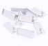 20pcs Stainless Steel 10x25mm Rectangle Cabochon Earring Setting Blanks Studs DIY Post Earring Base Bezel Pins for Jewelry Making Supplies...